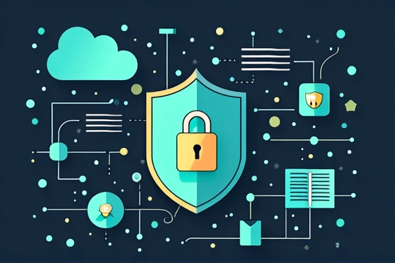 Immagine astratta che rappresenta la sicurezza dei dati e la protezione della privacy